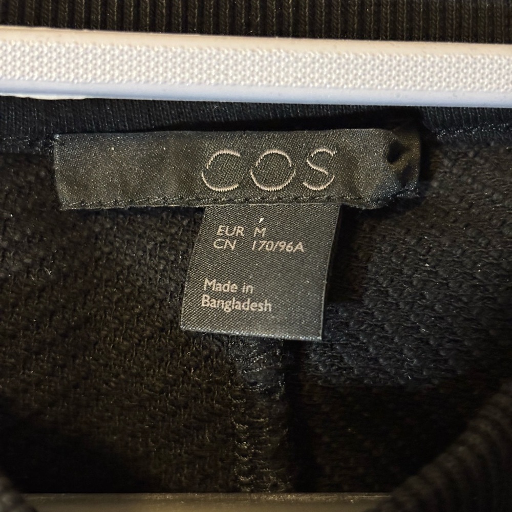 COS Black Ribbed Knit Tunic. - Picture 3 of 7